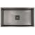 Elite Undermount Sink Stainless Steel Nano Black