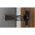 Hettich - Sensys Wide Angle Hinge 165° With Integrated Silent System + Cross Mounting Plate