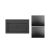 Elite Topmount Single Bowl Sink with Two Glass Covers 79 x 50cm Bowl Depth 220 mm