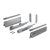 Bergo - Steel Modular Drawer System Soft-Close Full Extension- With Rail Extension