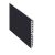 Bergo - PVC Plinth Cover - Black Melamine