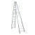 Penguin - Heavy Duty Double Sided Ladder - Aluminum Top
