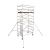 AMS - Double Width Aluminum Scaffolding Tower - 14.3m Height