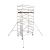 AMS - Double Width Aluminum Scaffolding Tower - 5.3m Height