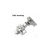 Bergo - Steel 110° Concealed Hinges with Mounting Plate - Soft Close
