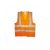 Clarke - Polyester Fabric Safety Vest - 2 Reflective Bands on Front Back & Shoulder