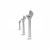 Clarke - Adjustable Wrench Chrome Vanadium Steel with Hanging Hole Grey Color Handle