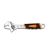 Clarke - Adjustable Wrench Chrome Vanadium Steel with Orange Black Soft Rubber Grip