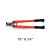 Clarke - Cable Cutter High Quality Steel with Orange Color Handle