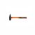 Clarke - Machinist Hammer with Orange/ Black Soft Rubber Grip & Steel Head