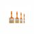 Clarke - Paint Brush Orange Color Compatible Plastic Handle White Bristle