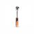 Clarke - Ratchet Handle Drive Orange/Black Handle High Polished Chrome with Reverse Switch Mechanism