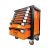 Clarke - Tool Chests 7 Drawer Orange/ Black Color With Single Lock Mechanism
