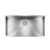CM FILOQUADRA Undermount Single Bowl Sink Satin F3 Finish Depth 190 mm