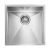 CM FILOQUADRA Undermount Single Bowl Sink Satin F3 Finish Depth 190 mm
