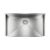 CM FILOQUADRA Undermount Single Bowl Sink Satin F3 Finish Depth 190 mm