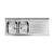 CM ROSSANA Double Bowl Sink Satin F3 Finish 150 x 60 x 20 cm