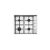 Barazza Lab Stainless Steel Hob Flush/Built-In Cast Iron Supports