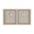Franke MRG U/F Mounted 2 Bowls 35-35 cm Sink