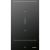 Barazza City Induction Hob Flush/Built-In 2 Zones, Touch Control Black