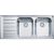 Franke Neptune NEX 621 Satin Stainless Steel Sink