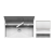 Barazza Lab Cover SS Sink Flush/Built In/Undermounted + B-Free Telescopic Mixer Tap