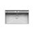 Barazza Lab Stainless Steel Sink with Lowering Flush/Built-In