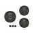 Pitt Cooking 3-Pitts Gas Hob Professional Brass