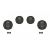 Pitt Cooking 4-Pitts Gas Hob Professional Brass