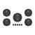 Pitt Cooking 5-Pitts Gas Hob Professional Brass