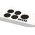 Pitt Cooking 5-Pitts Induction Hob Black Finish