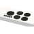 Pitt Cooking 5-Pitts Induction Hob Black Finish