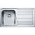 Franke LLX 611 Logica Top Mounted 1 Bowl 1 Drain Sink