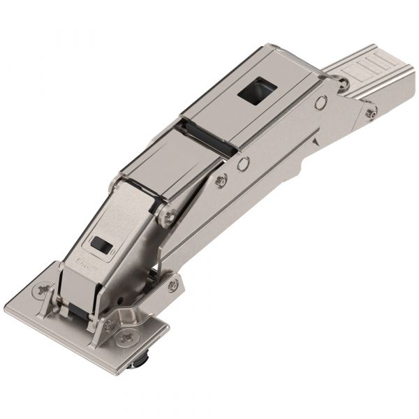 Blum - Clip Top Blumotion Hinge 110° for Thin Doors + Aluminium Plate (Screw On)