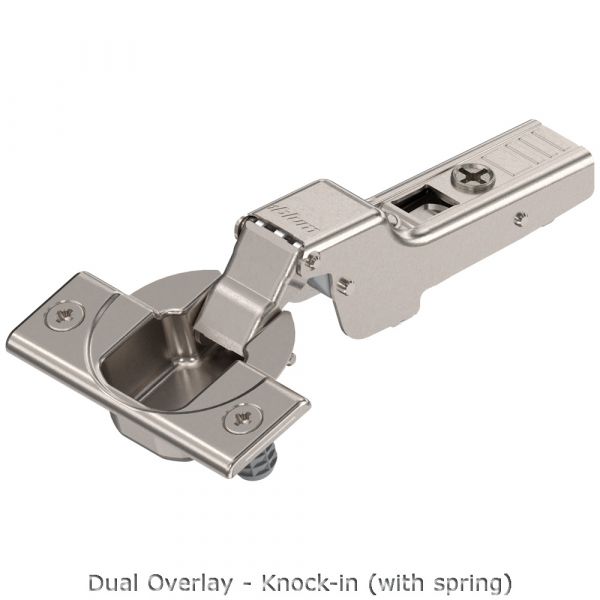 Blum - Clip Top 110° Standard Hinge Nickel Plated + Horizontal Cam Plate