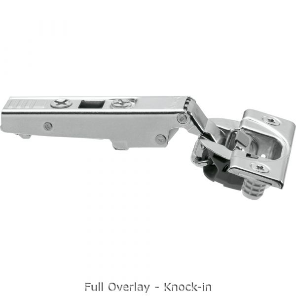 Blum - Clip Top Blumotion 110° Hinge Nickel Plated Finish + Cruciform Mounting Plate