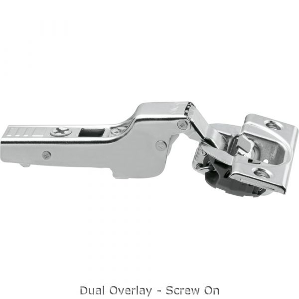 Blum - Clip Top Blumotion 110° Hinge Nickel Plated + Horizontal Cam Plate