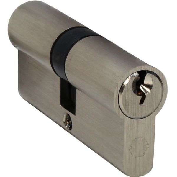 Ultimate - 6 Pin Brass Cylinder (Key+Key) 70mm with 3 Keys 2.2mm Thick - Non Mastered Keyed