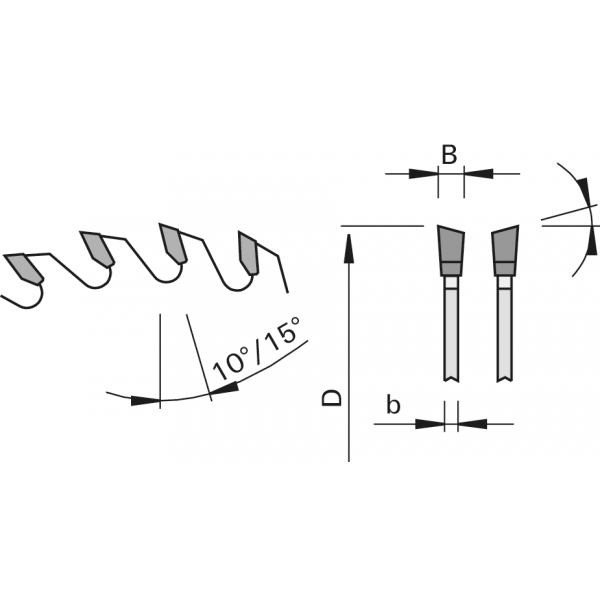 Leuco - Sizing Saw Blades HW "WS" Sizing Pro Wood