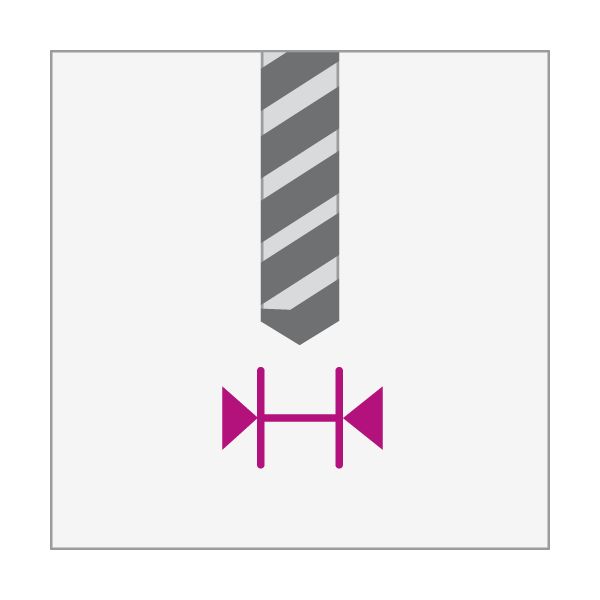 Leuco - Dowel Bits HW Without Back-Guide - 10x35/70x10 RH
