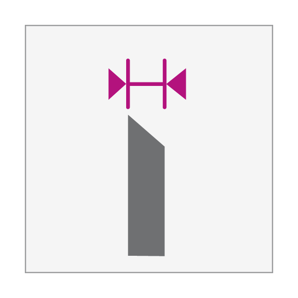 Leuco - Turnover Knives HW with 2 Cutting Edges - Leitz - 60x8x1.5 Z2 HLB05