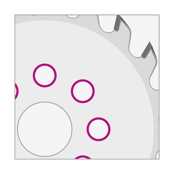 Leuco - Gang-Rip Saw Blades Hw With Cooling Slots "F"