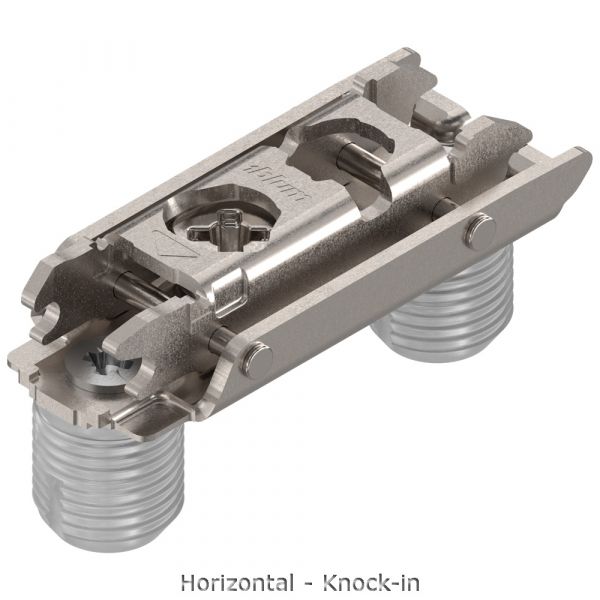 Blum - Clip Top Blumotion 110° Hinge Nickel Plated + Horizontal Cam Plate