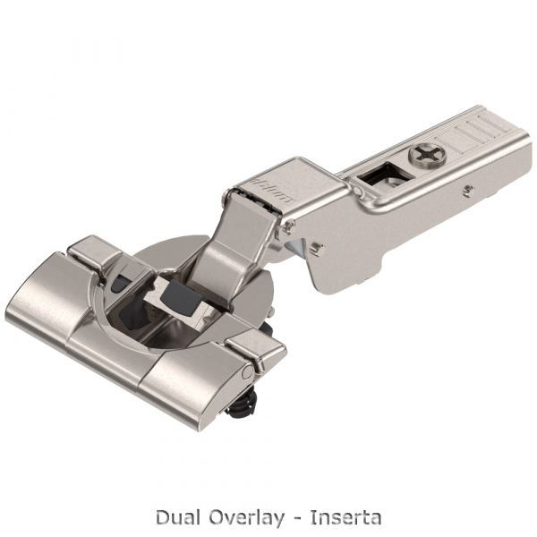 Blum - Clip Top Blumotion 110° Hinge Nickel Plated + Horizontal Cam Plate