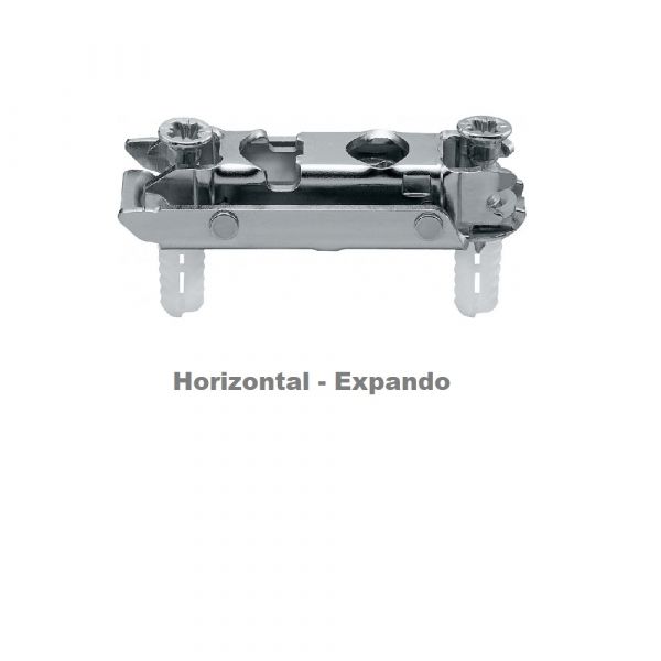 Blum - CLIP Top 107° Hinge Nickel Plated + Horizontal Cam Plate
