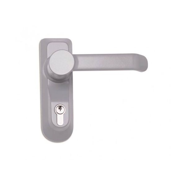 Briton - External Lockable Escutcheon Type Lever Trim for Panic Exit Device