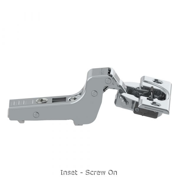 Blum - Clip Top Blumotion 107° Hinge Nickel Plated + Horizontal Cam Plate