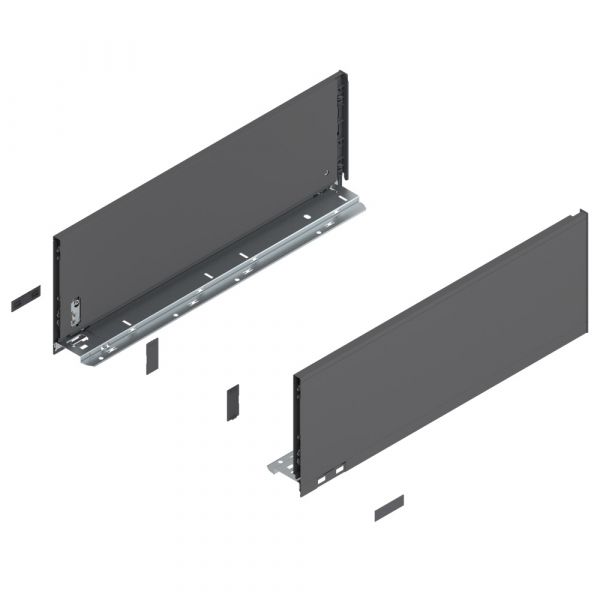 Blum - Legrabox Drawer High Fronted Pull-out C 500mm Length Full Extension - Set(Cabinet Profile (LR) + Drawer Side (LR) +  Back Fixing Bracket (LR) + 2Pcs Front Fixing Bracket)