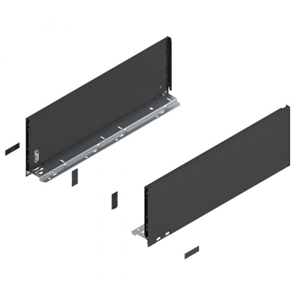 Blum - Legrabox Drawer High Fronted Pull-out C 500mm Length Full Extension - Set(Cabinet Profile (LR) + Drawer Side (LR) +  Back Fixing Bracket (LR) + 2Pcs Front Fixing Bracket)