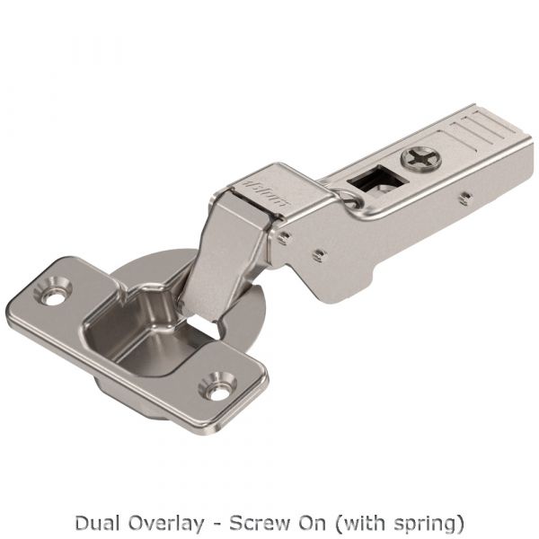 Blum - CLIP Top 107° Hinge Nickel Plated + Horizontal Cam Plate